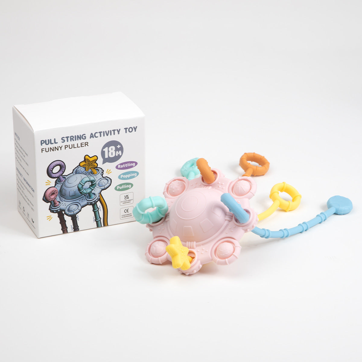 HS-015 Early Education Puzzle Baby Silicone Draw Fun Toy