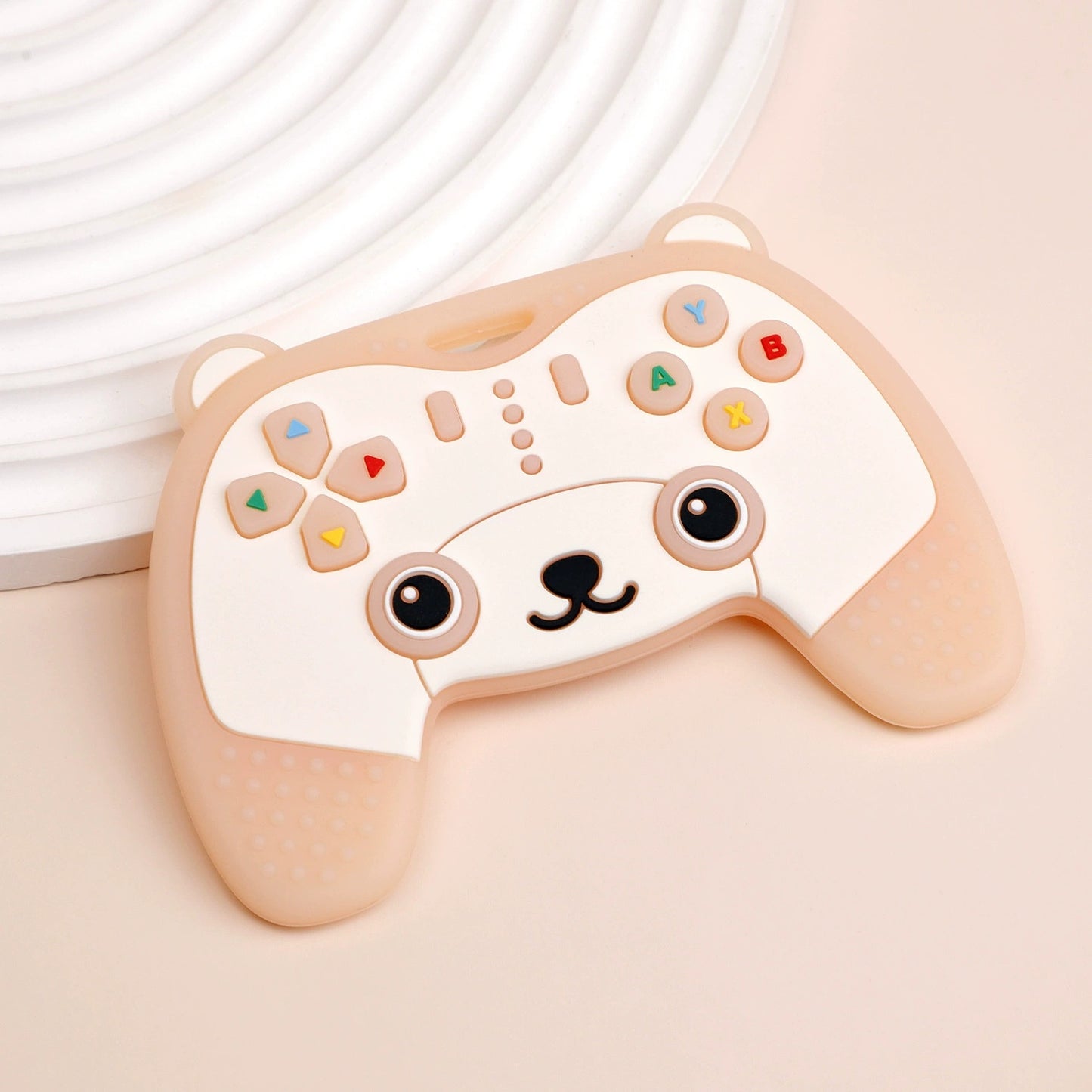 HS-012 Bear Game Controller Silicone Teething Stick