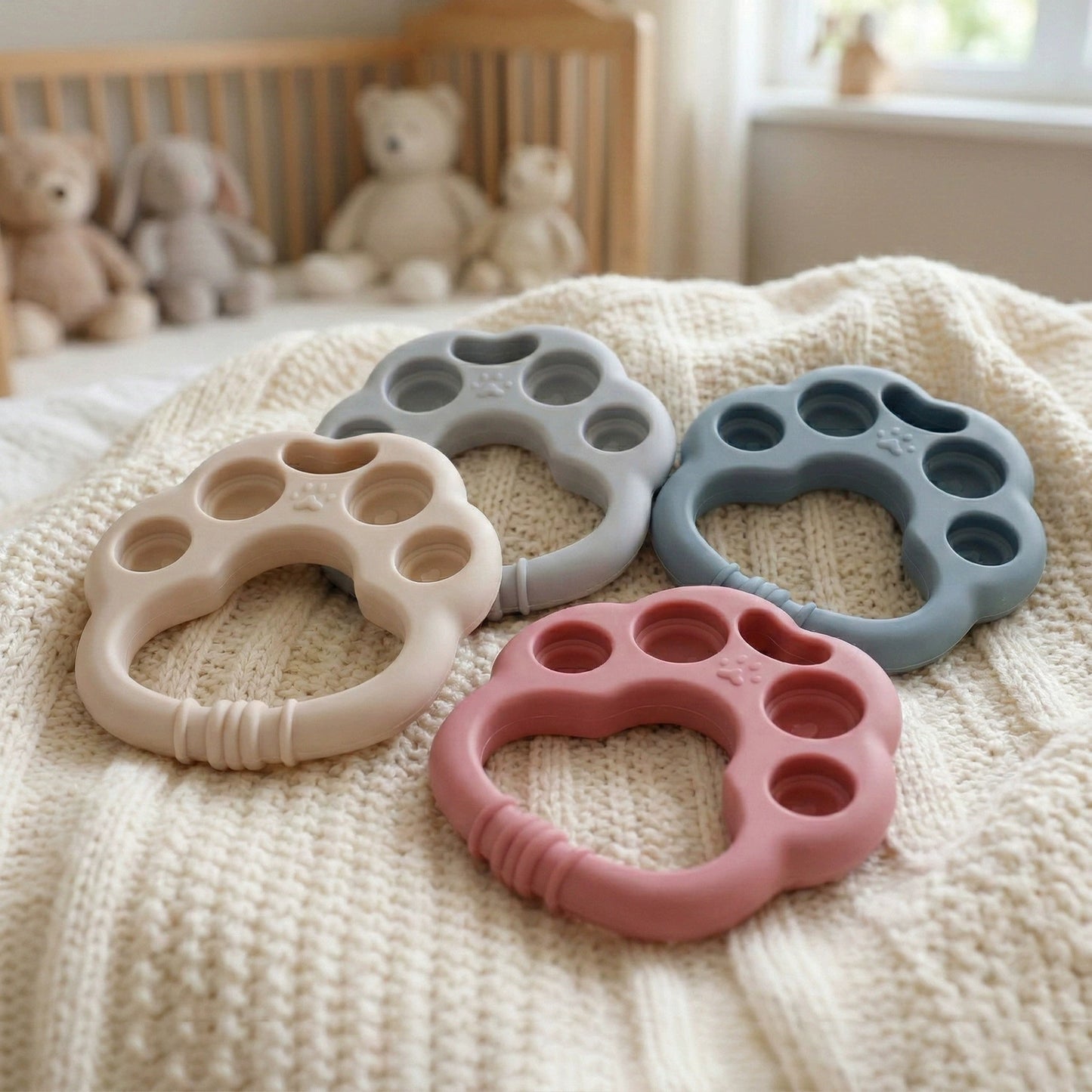 HS-004 Food-Grade Silicone Teething Toy