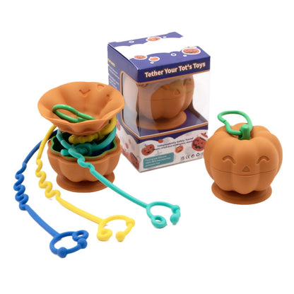 HS-007 Halloween Pumpkin Baby Silicone Toys