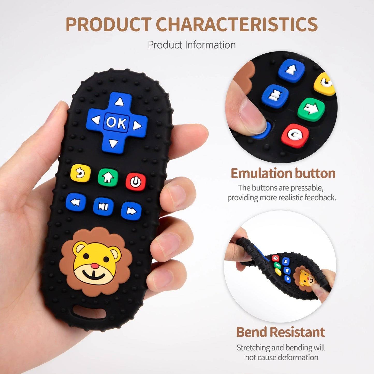 HS-010 Silicone Baby Teething Grinding Stick