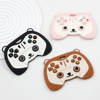HS-012 Bear Game Controller Silicone Teething Stick
