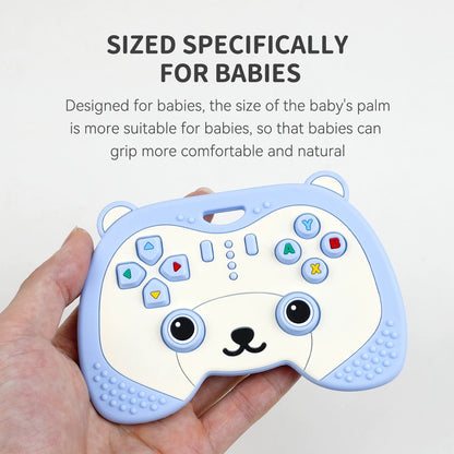 HS-012 Bear Game Controller Silicone Teething Stick