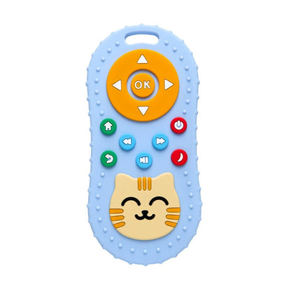 HS-008 Cat Design Remote Control Silicone Baby Grinding Rod