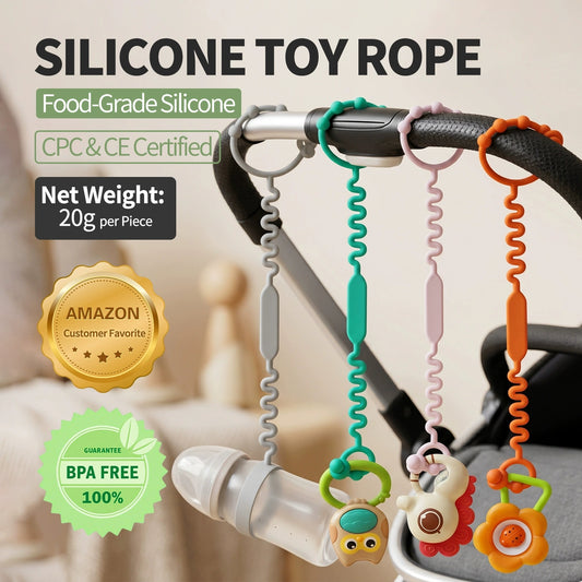 HS-016 BPA-FREE Food-Grade Silicone Toy Rope