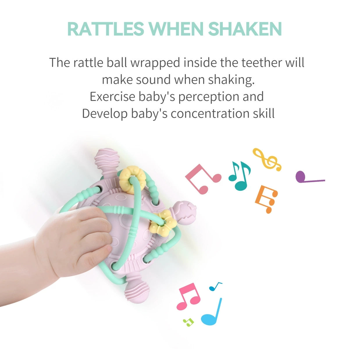 HS-018 Baby Early Education Rattle Toy