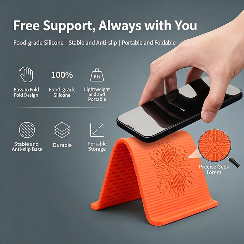 HS-1003 Portable Silicone Phone Holder