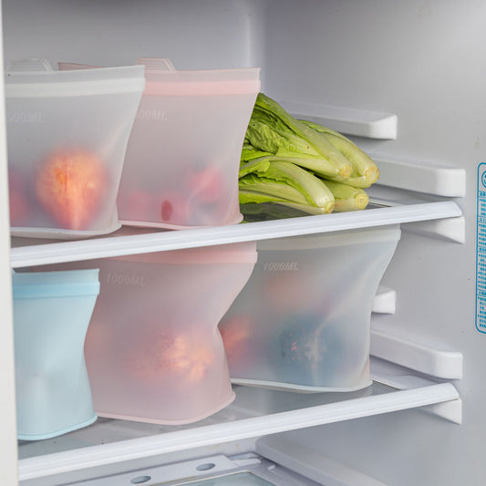 HS-1005 3-piece Set of Food-Grade Silicone Fresh-Keeping Bags