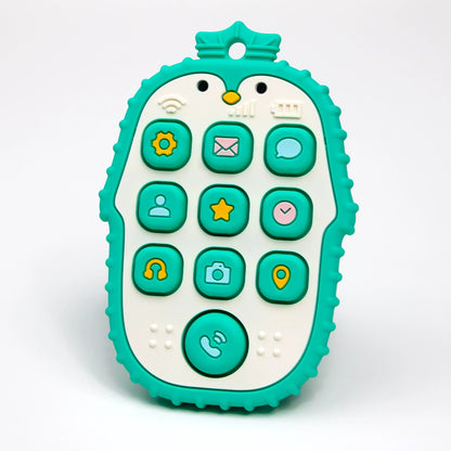 HS-011 Penguin Silicone Teething Ring