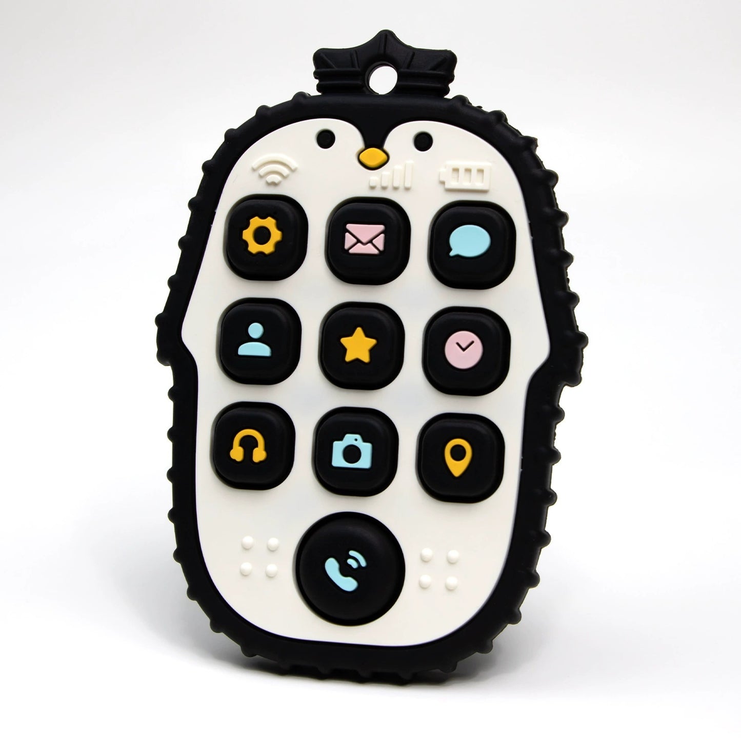 HS-011 Penguin Silicone Teething Ring