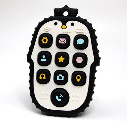 HS-011 Penguin Silicone Teething Ring