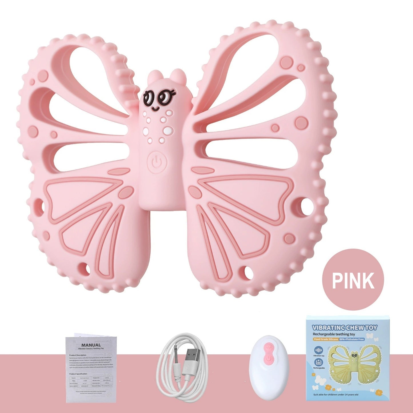 HS-005 Food-Grade Silicone Baby Grinding Stick