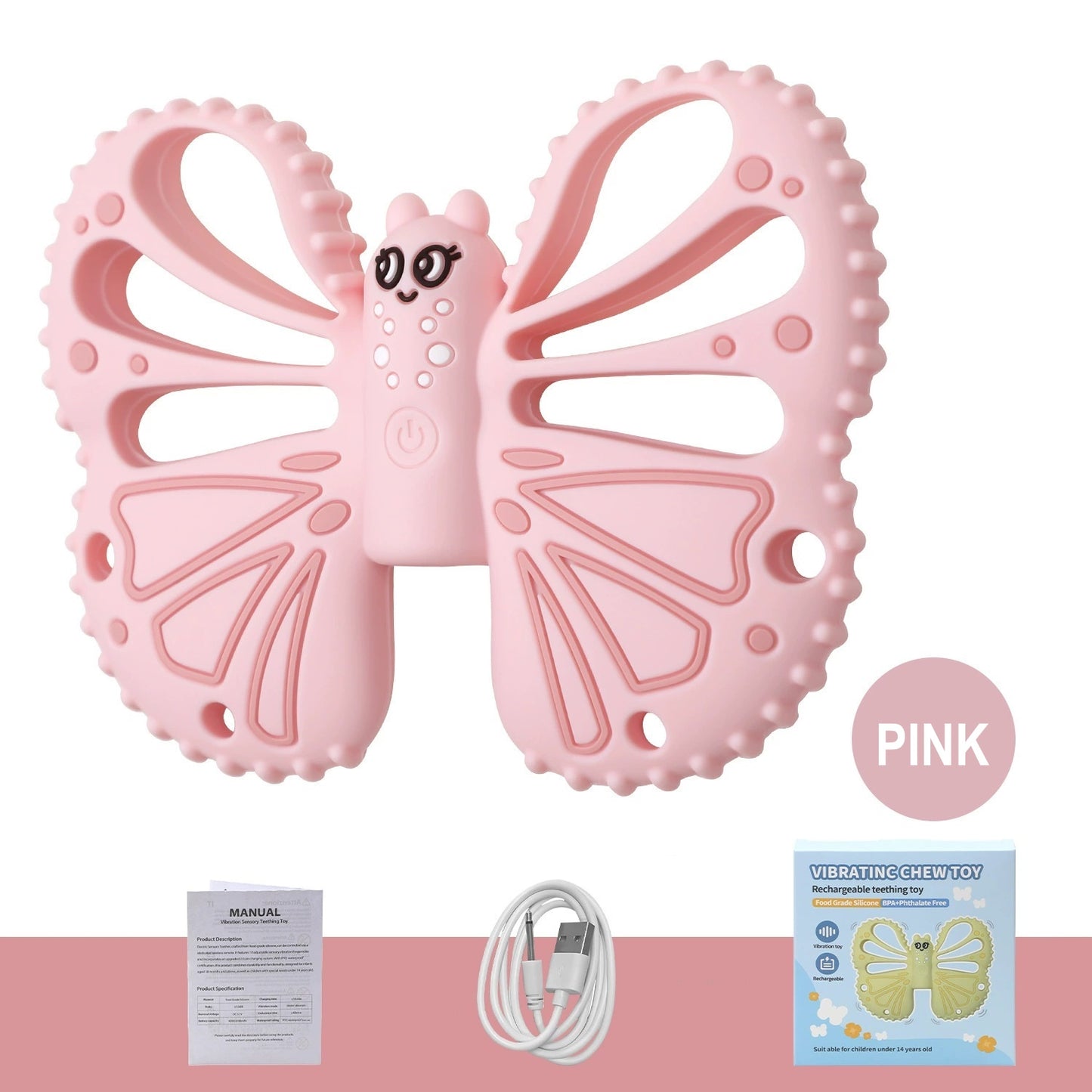 HS-005 Food-Grade Silicone Baby Grinding Stick