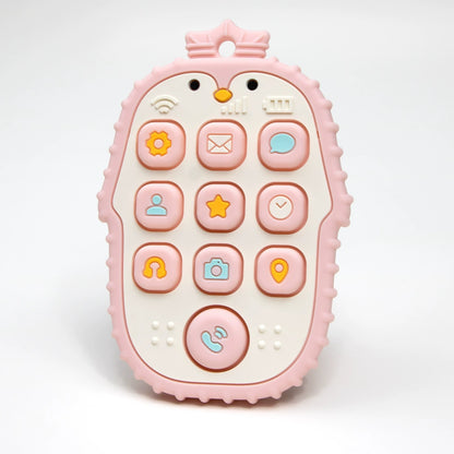 HS-011 Penguin Silicone Teething Ring