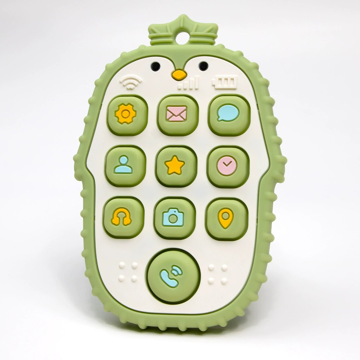 HS-011 Penguin Silicone Teething Ring