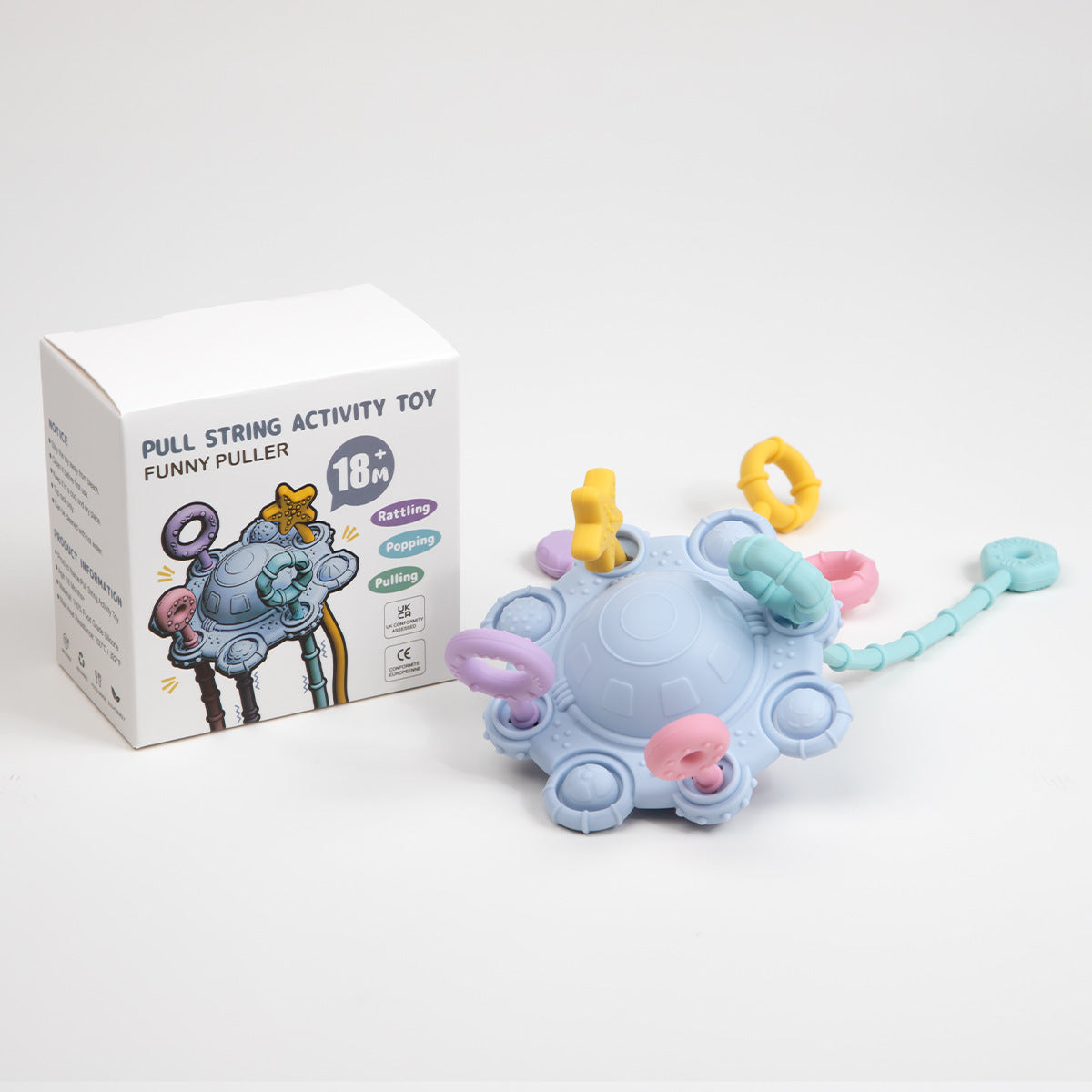 HS-015 Early Education Puzzle Baby Silicone Draw Fun Toy