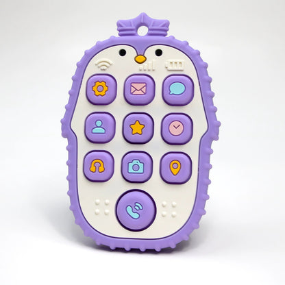 HS-011 Penguin Silicone Teething Ring