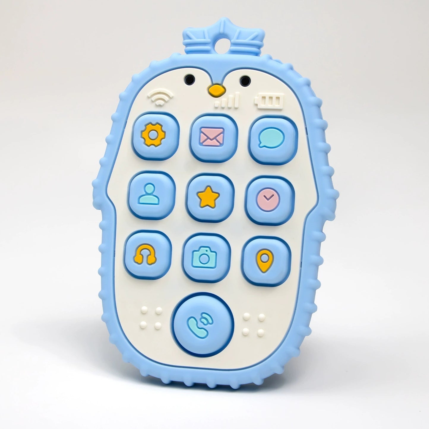 HS-011 Penguin Silicone Teething Ring
