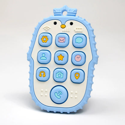 HS-011 Penguin Silicone Teething Ring