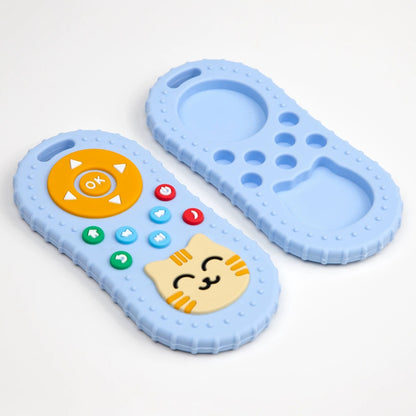 HS-008 Cat Design Remote Control Silicone Baby Grinding Rod