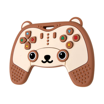 HS-012 Bear Game Controller Silicone Teething Stick