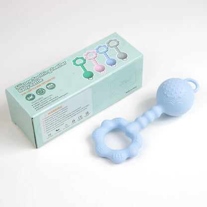 HS-001 Baby Soft and Flexible Teether Rattle