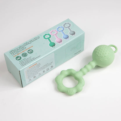 HS-001 Baby Soft and Flexible Teether Rattle