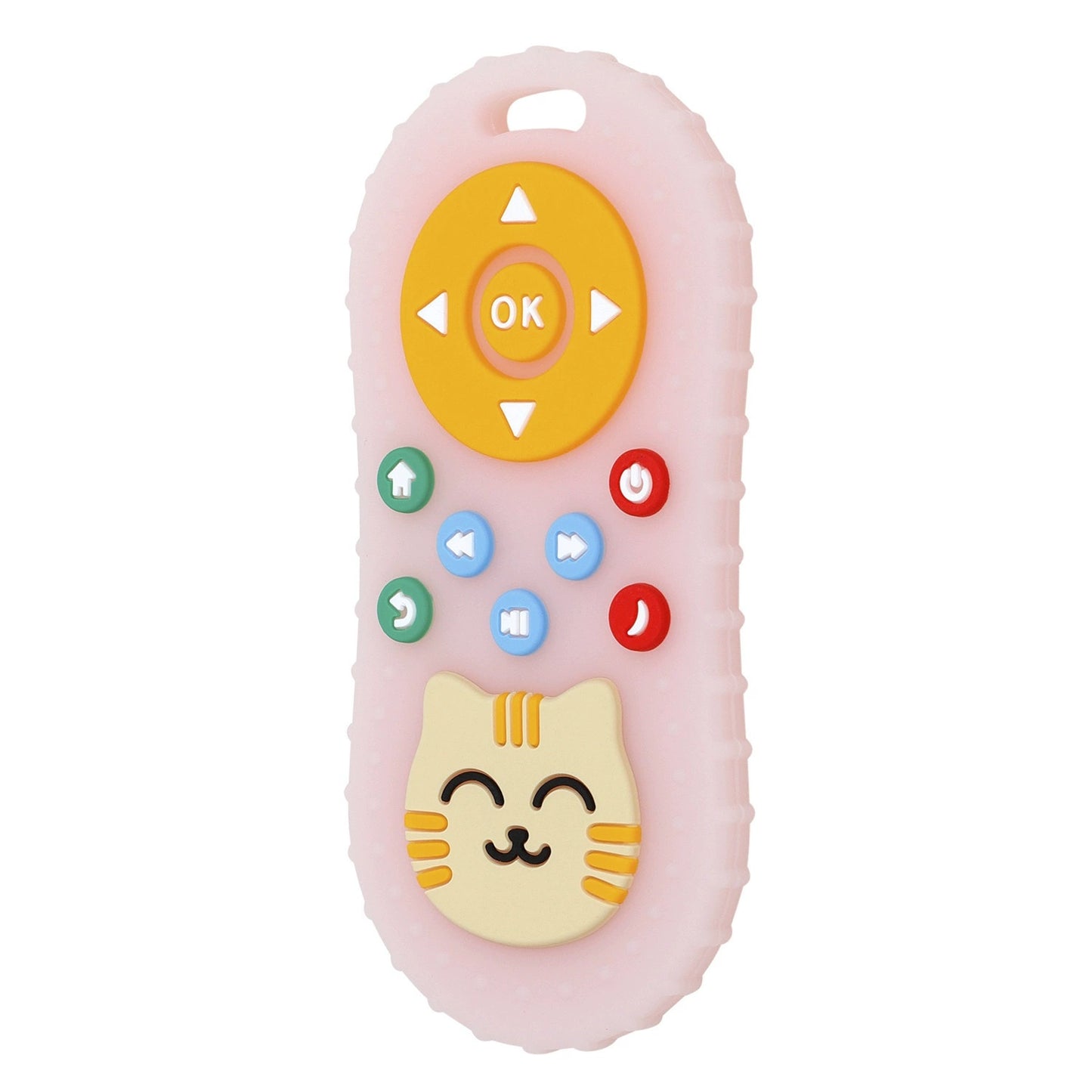 HS-008 Cat Design Remote Control Silicone Baby Grinding Rod